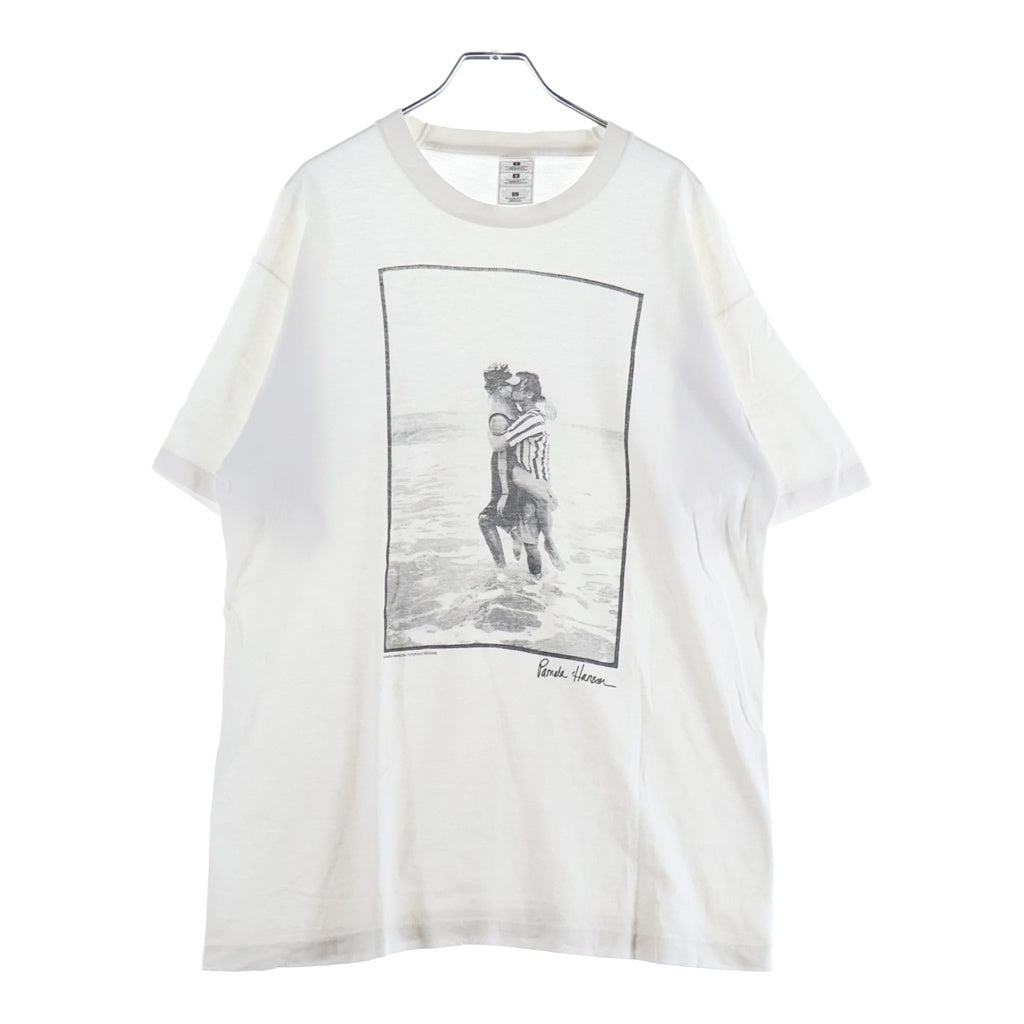 VINTAGE(ヴィンテージ) 90S Pamela Hanson Girls Photo T-Shirts パメラハンソン ガールズ フォトTシャツ フロントプリントクルーネック半袖Tシャツ ホワイト