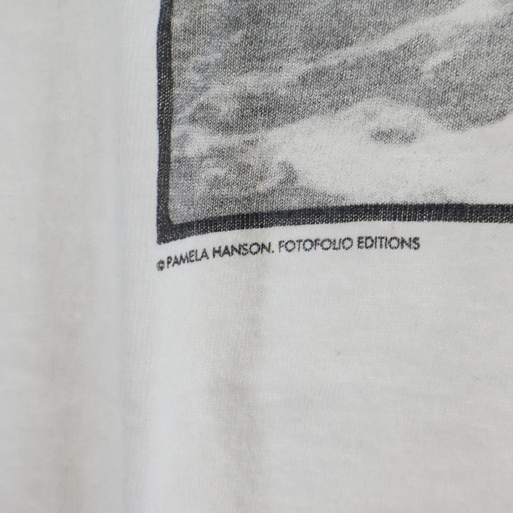 VINTAGE(ヴィンテージ) 90S Pamela Hanson Girls Photo T-Shirts パメラハンソン ガールズ フォトTシャツ フロントプリントクルーネック半袖Tシャツ ホワイト