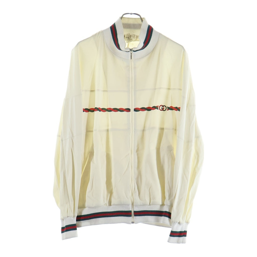 GUCCI(グッチ) 80S VINTAGE ヴィンテージ GGロゴ トラックジャケット ホワイト