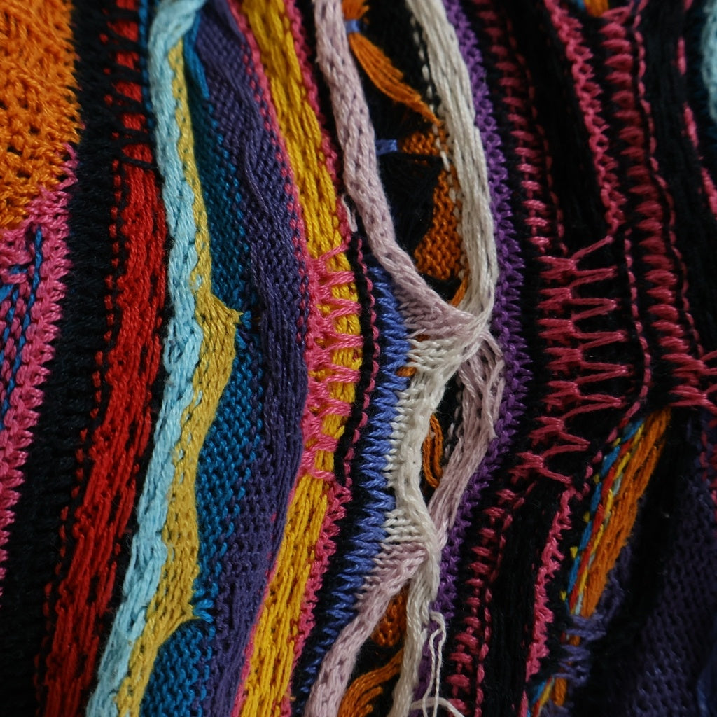 COOGI(クージー) 3D ニット ラウンドネック 長袖 セーター マルチカラー