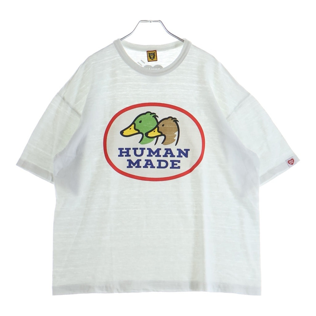 HUMAN MADE(ヒューマンメイド) Duck Graohic カモプリント 半袖Tシャツ カットソー ホワイト