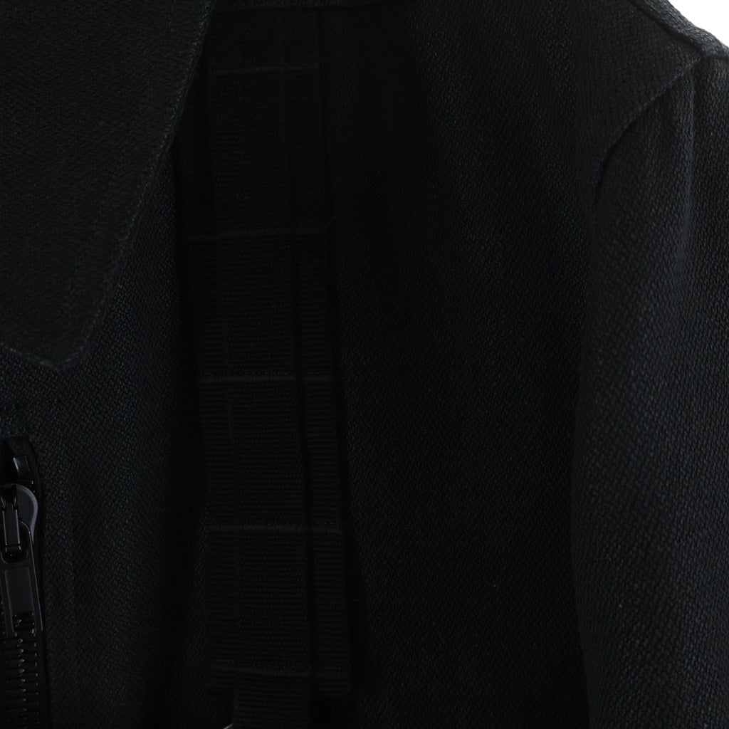 Rick Owens(リックオウエンス) Blixa Bomber Jacket ブリクサ ベルトデザイン ボンバージャケット ブラック RL02E1708-WLIER1