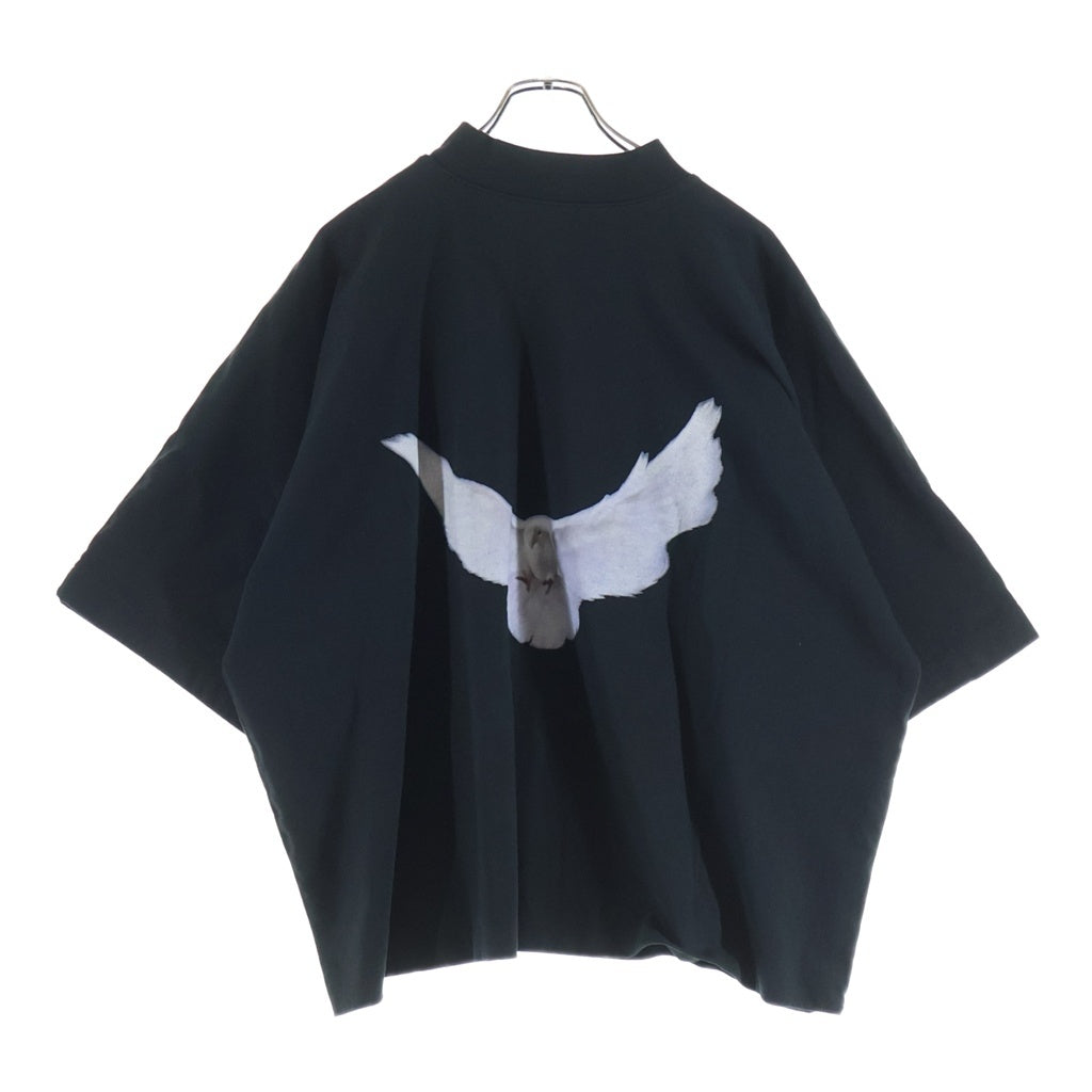 YEEZY(イージー) DOVE NO SEAM TEE ドーヴ 両面プリント クルーネック半袖Tシャツ カットソー ブラック 471281-05
