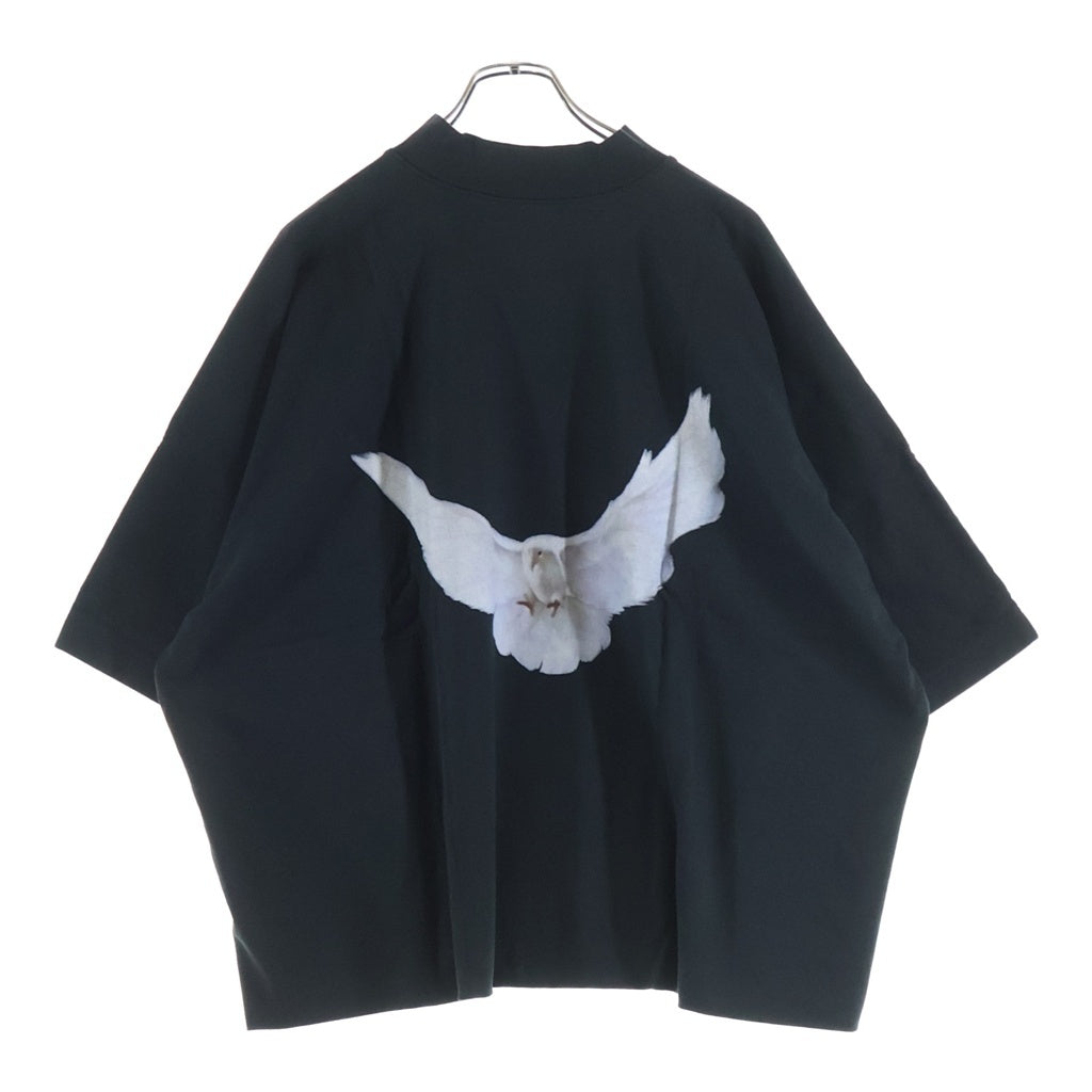 YEEZY(イージー) DOVE NO SEAM TEE ドーヴ 両面プリント クルーネック半袖Tシャツ カットソー ブラック 471281-05