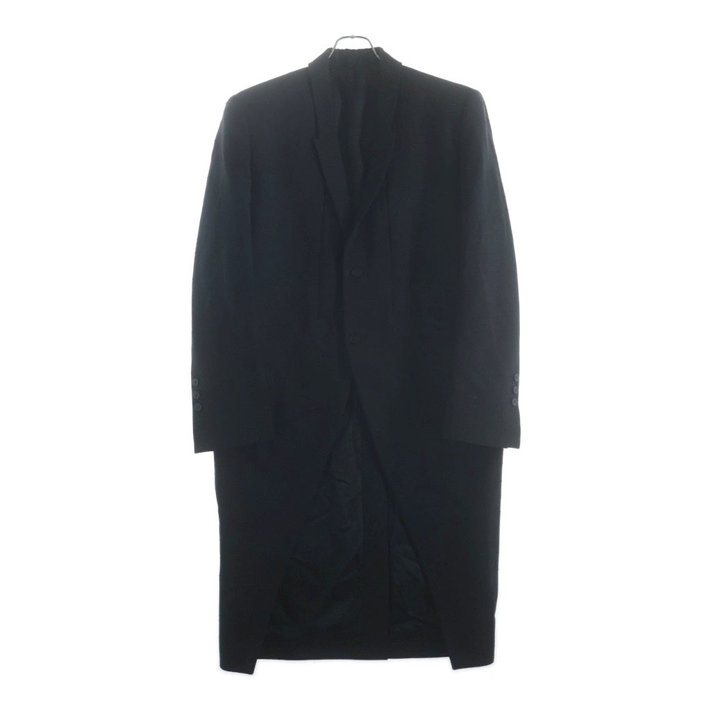 Rick Owens(リックオウエンス) 23AW LUXOR RUNWAY TATLIN COAT ルクソール期 ランウェイタトリンコート バックストラップウールロングコート RR02C7900-WSU ブラック