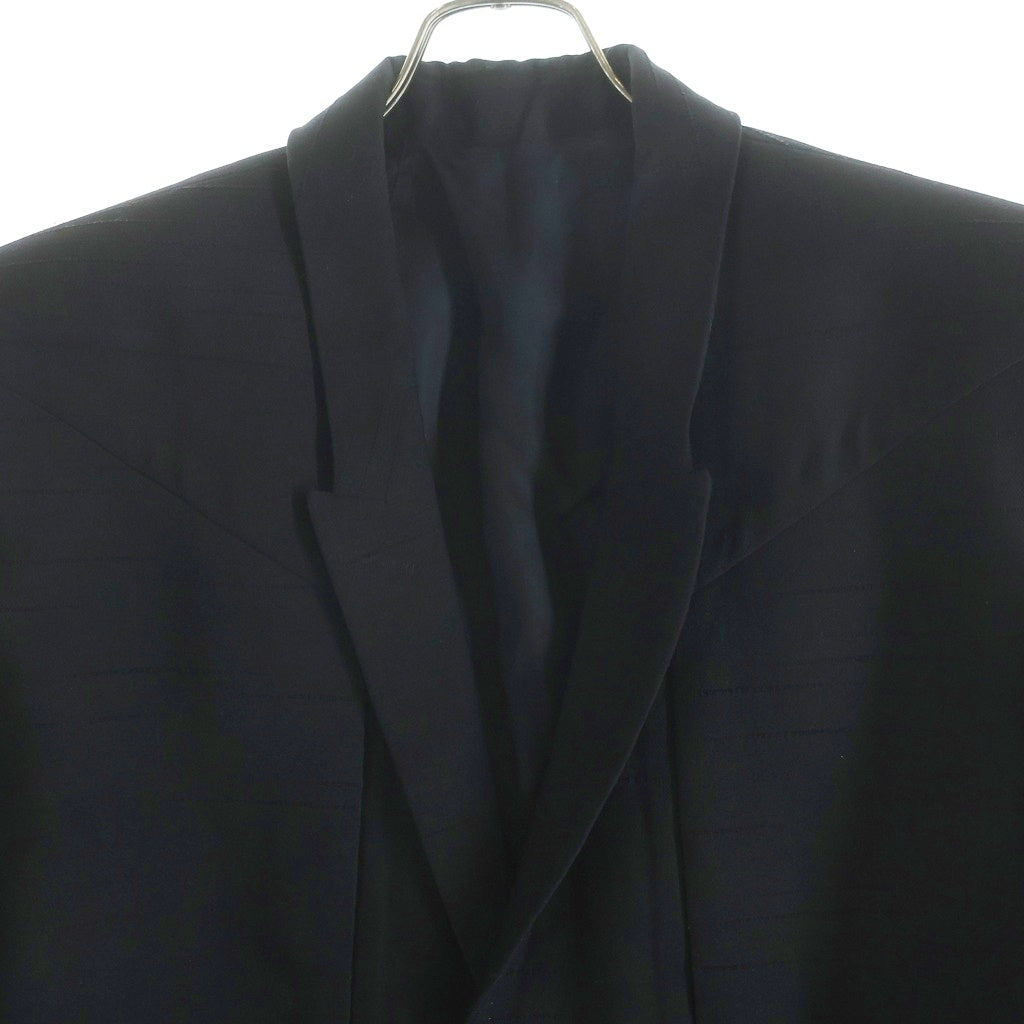 Rick Owens(リックオウエンス) 23AW LUXOR RUNWAY TATLIN COAT ルクソール期 ランウェイタトリンコート バックストラップウールロングコート RR02C7900-WSU ブラック