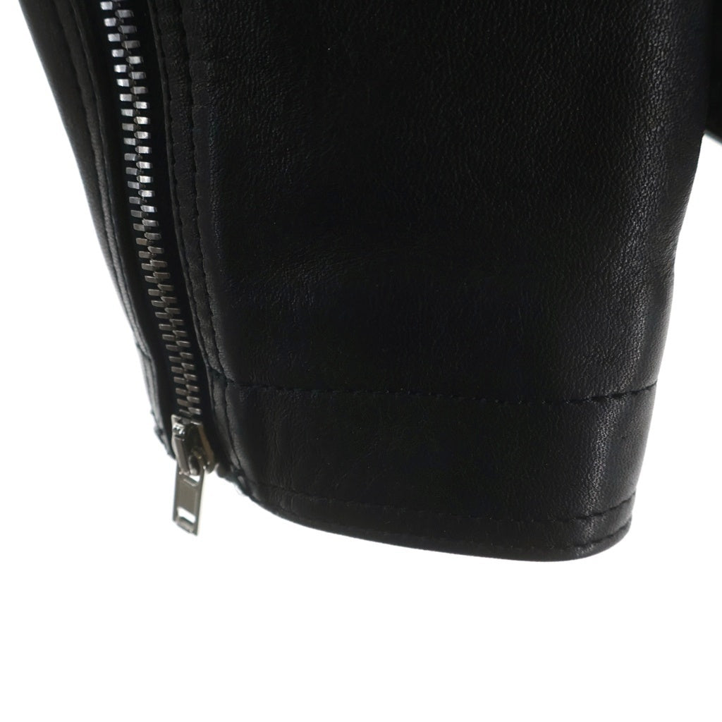 Rick Owens(リックオウエンス) 25AW CONCORDIANS BAUHAUS STOOGES コンコルディアンス期 バウハウスストゥージス ホースレザーダブルライダースジャケット RR02E1702-LHOSJP ブラック