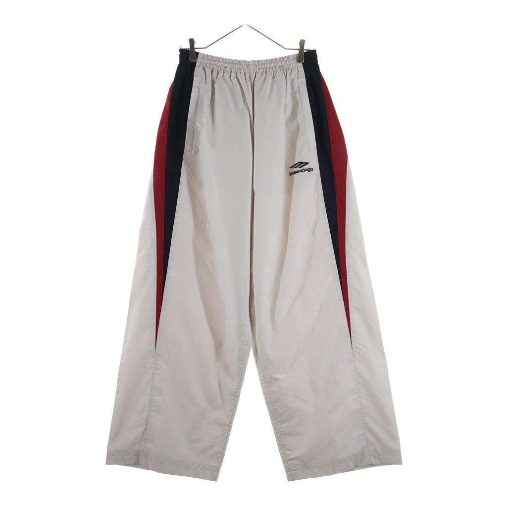 BALENCIAGA(バレンシアガ) 24AW スポーティーBロゴトラックロングパンツ ホワイト 790985 TPQ38