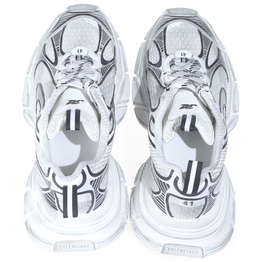 BALENCIAGA(バレンシアガ) 3XL SNEAKER スリーエックスエル ユーズド加工 メッシュ ローカットスニーカー グレー 734734