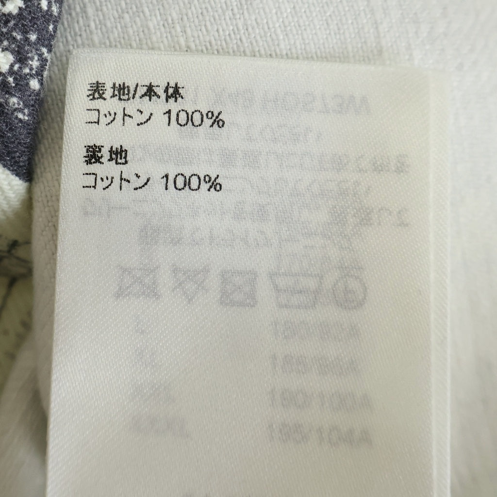 LOUIS VUITTON(ルイヴィトン) 総柄 デニム生地 半袖シャツ RM231 X48 HOS73W ブラック/ホワイト