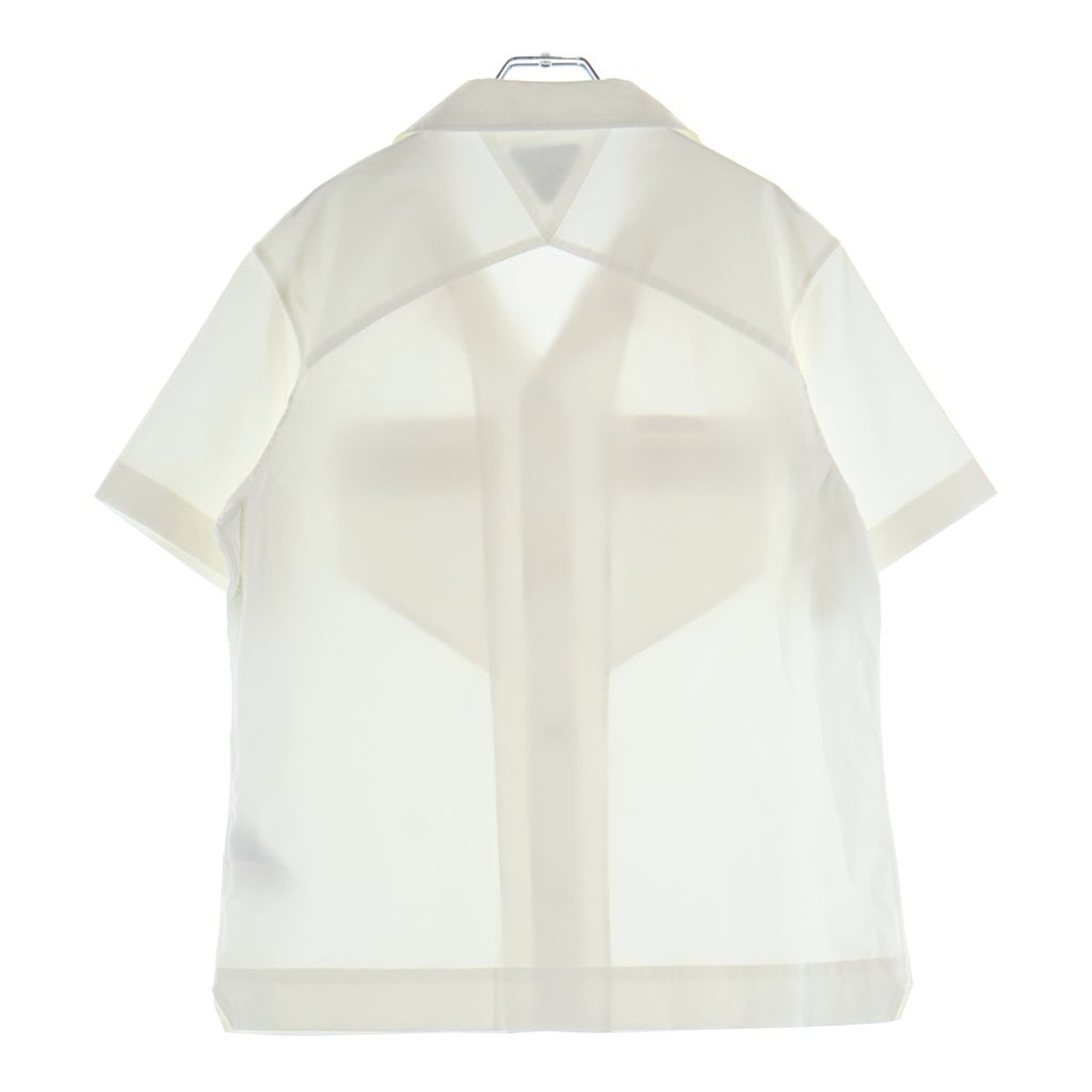 BOTTEGA VENETA(ボッテガヴェネタ) Flap Pocket Military Shirt フラップ ポケット ミリタリー 半袖シャツ 652051 VKIX0 ホワイト