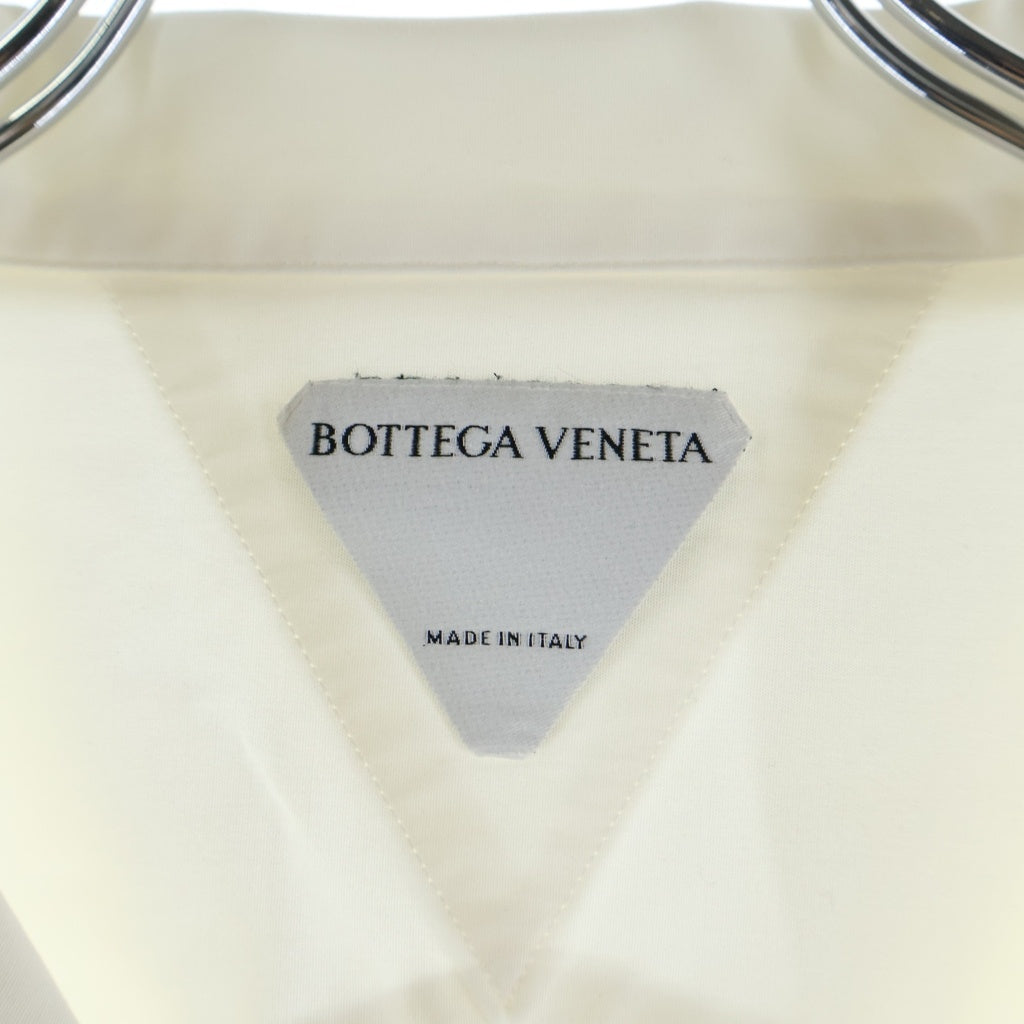 BOTTEGA VENETA(ボッテガヴェネタ) Flap Pocket Military Shirt フラップ ポケット ミリタリー 半袖シャツ 652051 VKIX0 ホワイト