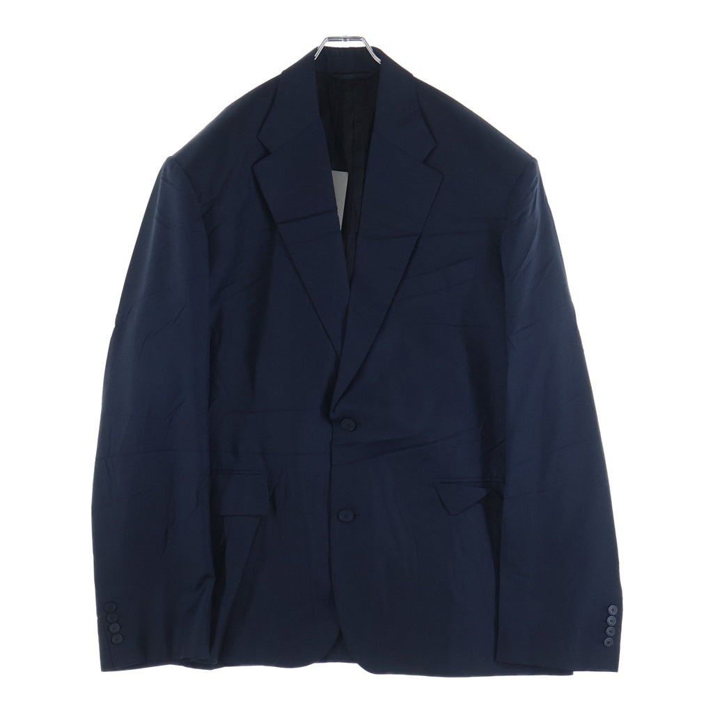 BALENCIAGA(バレンシアガ) Navy Oversized Single Jacket ネイビー オーバーサイズ シングル テーラードジャケット アウター 661434 TKT03 ネイビー