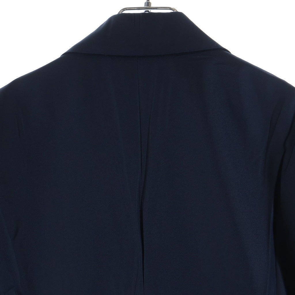 BALENCIAGA(バレンシアガ) Navy Oversized Single Jacket ネイビー オーバーサイズ シングル テーラードジャケット アウター 661434 TKT03 ネイビー