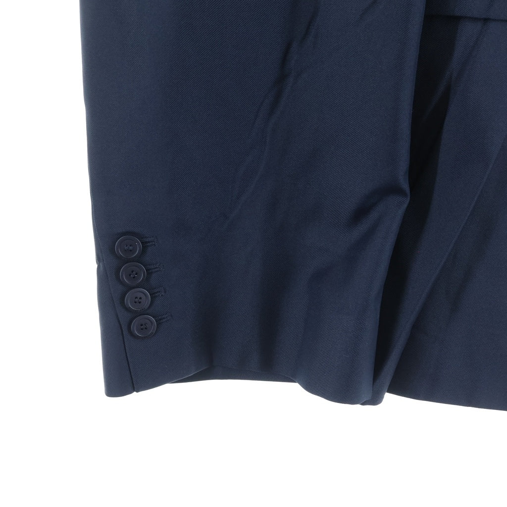 BALENCIAGA(バレンシアガ) Navy Oversized Single Jacket ネイビー オーバーサイズ シングル テーラードジャケット アウター 661434 TKT03 ネイビー