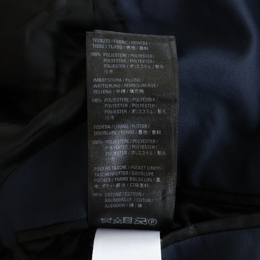 BALENCIAGA(バレンシアガ) Navy Oversized Single Jacket ネイビー オーバーサイズ シングル テーラードジャケット アウター 661434 TKT03 ネイビー