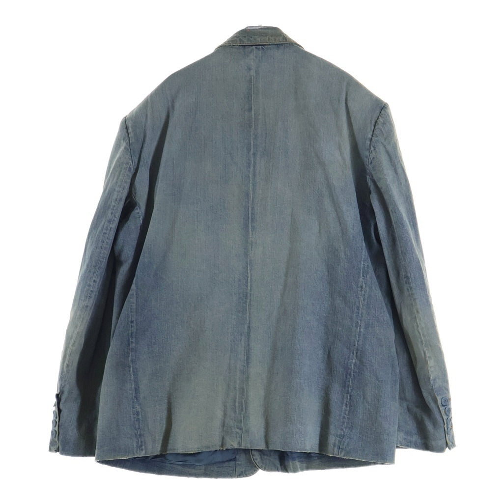 BALENCIAGA(バレンシアガ) Denim Washed Jacket デニム ウォッシュド テーラードジャケット 767997 TPW53 インディゴ