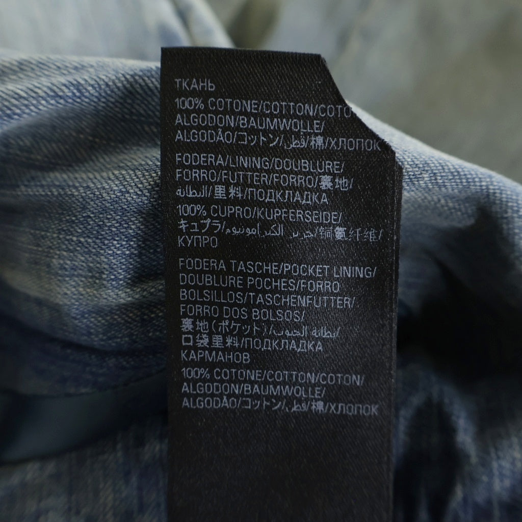 BALENCIAGA(バレンシアガ) Denim Washed Jacket デニム ウォッシュド テーラードジャケット 767997 TPW53 インディゴ