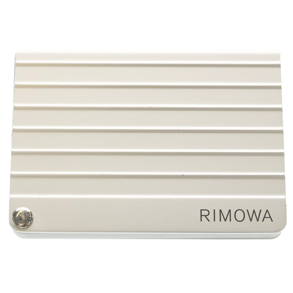 RIMOWA(リモワ) Aluminum Card Holder アルミニウムカードホルダー カードケース 名刺入 シルバー