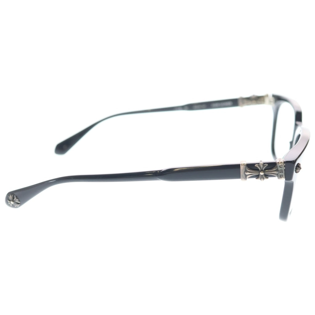 CHROME HEARTS(クロムハーツ) COX UCKER コックサッカー CHクロステンプル ウェリントンメガネ アイウェア ブラック/シルバー