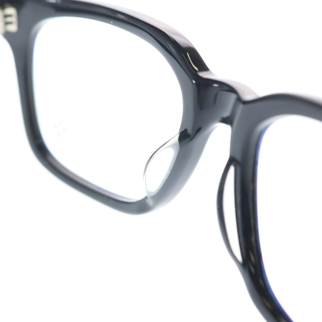 CHROME HEARTS(クロムハーツ) COX UCKER コックサッカー CHクロステンプル ウェリントンメガネ アイウェア ブラック/シルバー