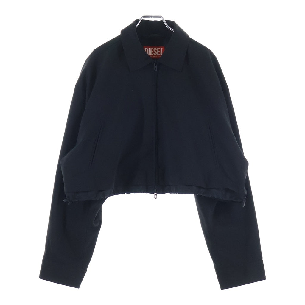 DIESEL(ディーゼル) J-TING ナイロン 切替 ジップアップ クロップド