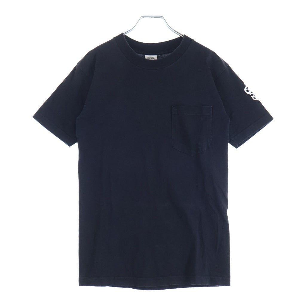CHROME HEARTS(クロムハーツ) OLD Vine Dagger Tee オールド ヴァインダガーTシャツ 袖ダガープリント ポケット クルーネック半袖Tシャツ カットソー ブラック