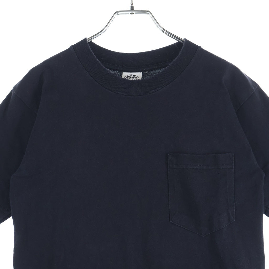 CHROME HEARTS(クロムハーツ) OLD Vine Dagger Tee オールド ヴァインダガーTシャツ 袖ダガープリント ポケット クルーネック半袖Tシャツ カットソー ブラック