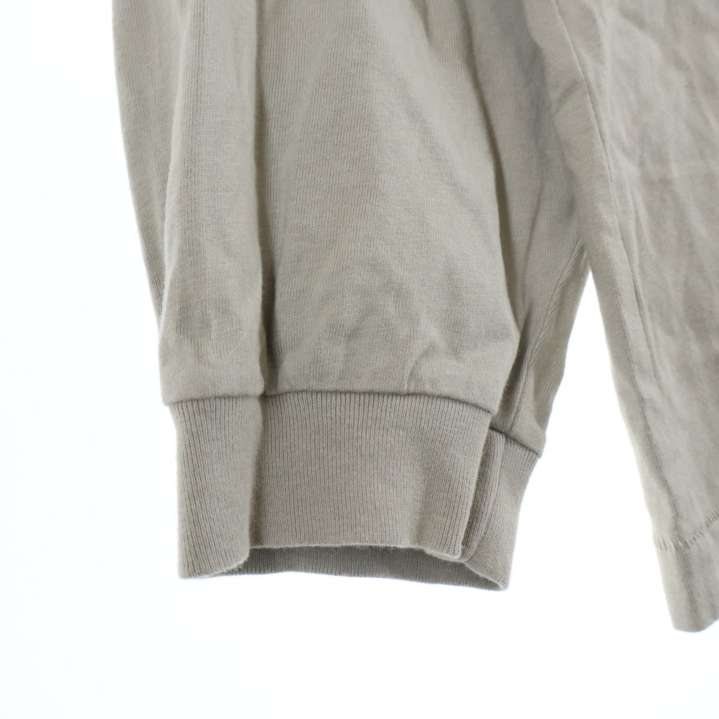 FEAR OF GOD ESSENTIALS(フィアオブゴッド エッセンシャルズ) Rubber Logo Crewneck L/S Tee ラバーロゴクルーネック長袖Tシャツ カットソー ベージュ