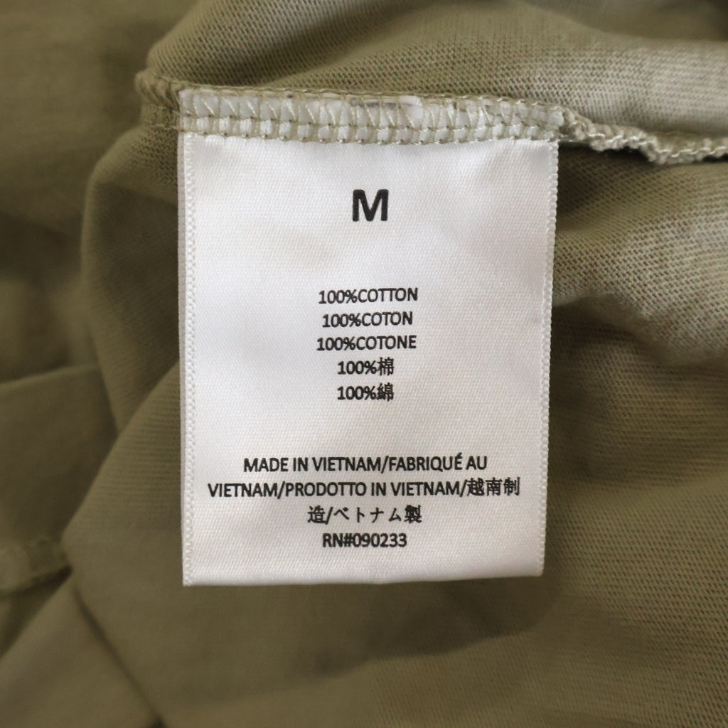 FEAR OF GOD ESSENTIALS(フィアオブゴッド エッセンシャルズ) Rubber Logo Crewneck L/S Tee ラバーロゴクルーネック長袖Tシャツ カットソー ベージュ