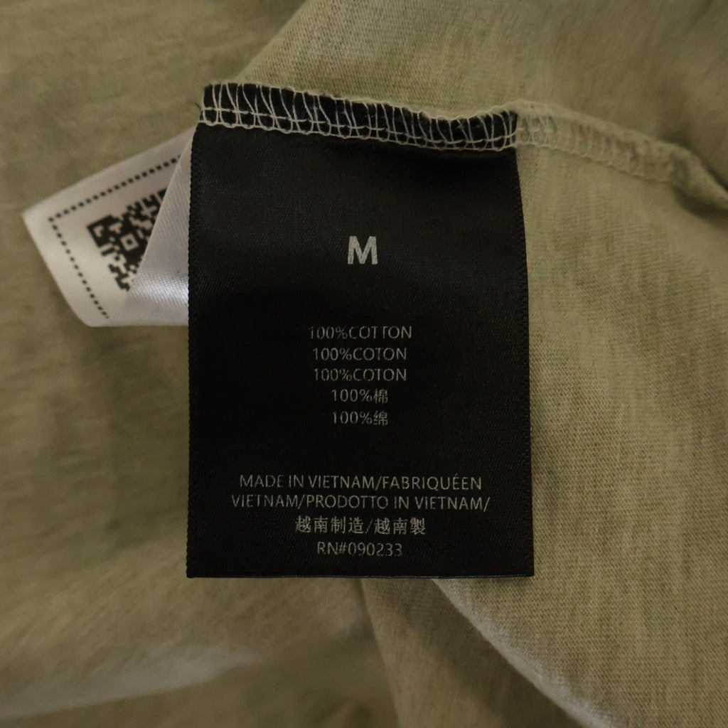 FEAR OF GOD ESSENTIALS(フィアオブゴッド エッセンシャルズ) Rubber Stitch Logo Crewneck S/S Tee ラバーステッチロゴクルーネック半袖Tシャツ カットソー ライトベージュ