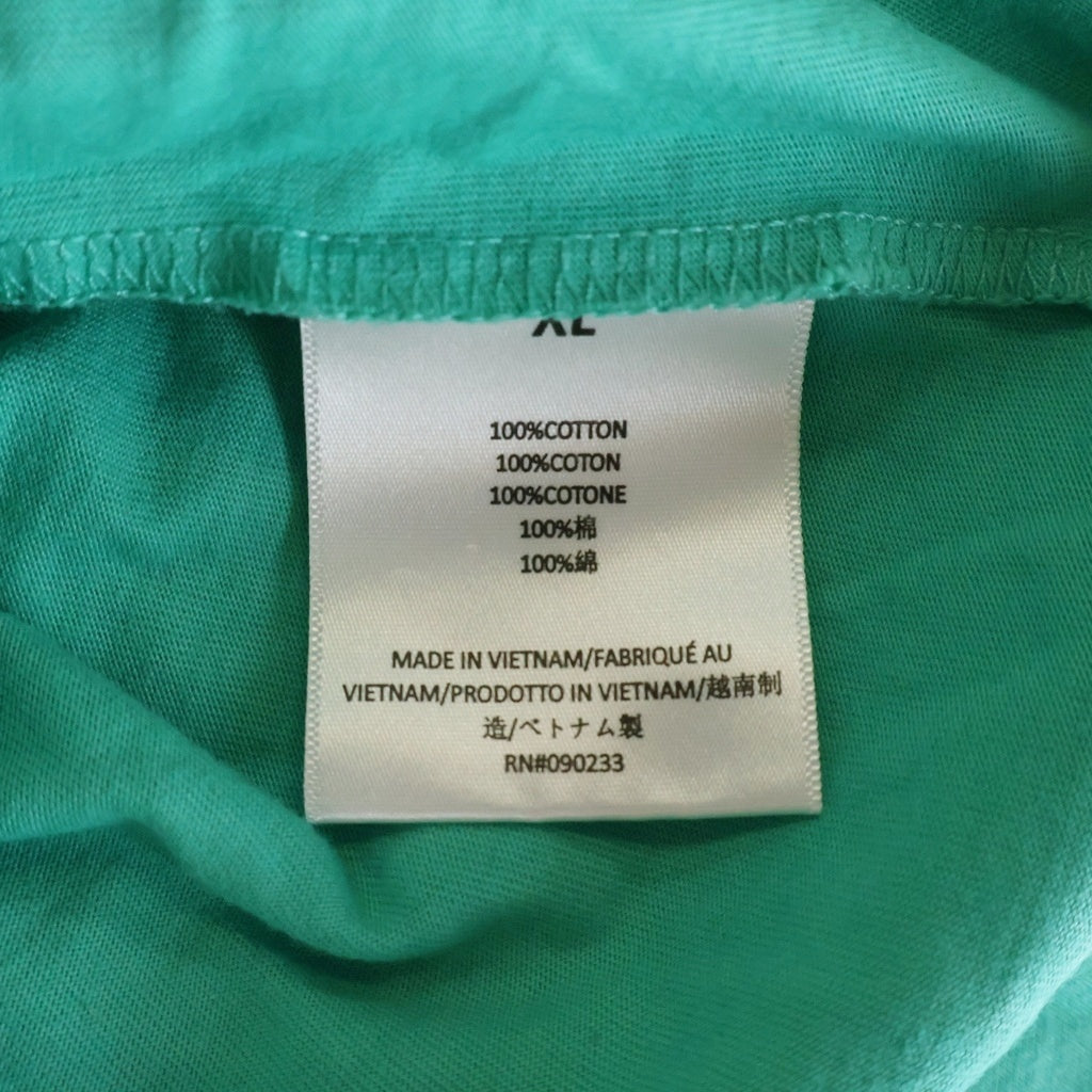 FEAR OF GOD ESSENTIALS(フィアオブゴッド エッセンシャルズ) Rubber Logo Crewneck L/S Tee ラバーロゴクルーネック長袖Tシャツ カットソー グリーン