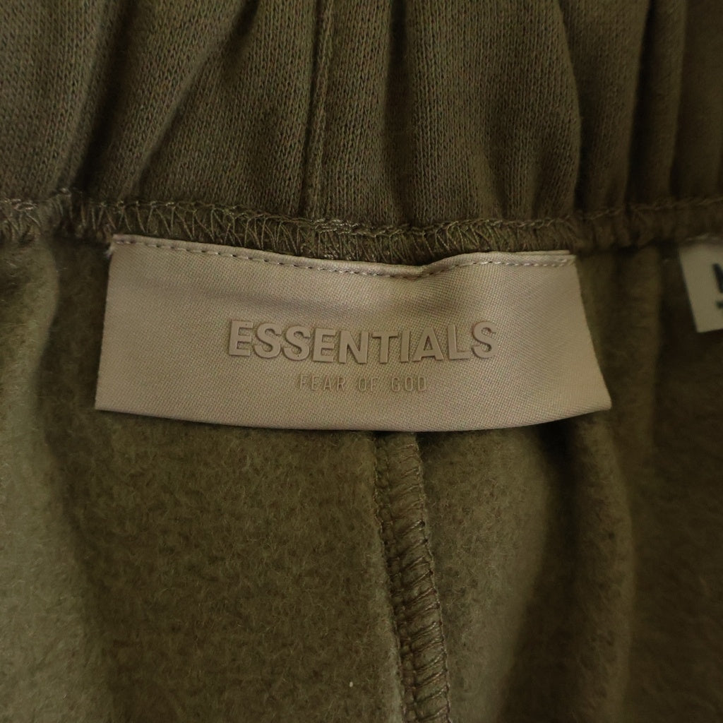 FEAR OF GOD ESSENTIALS(フィアオブゴッド エッセンシャルズ) Rubber Logo Sweat Shorts ラバーロゴスウェットショーツ ハーフパンツ ライトブラウン