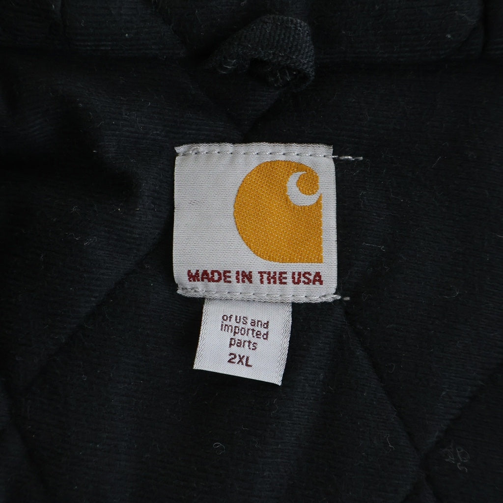 CARHARTT(カーハート) ACTIVE JACKET USA製 アクティブジャケット フーディ ブラック J140-BLK