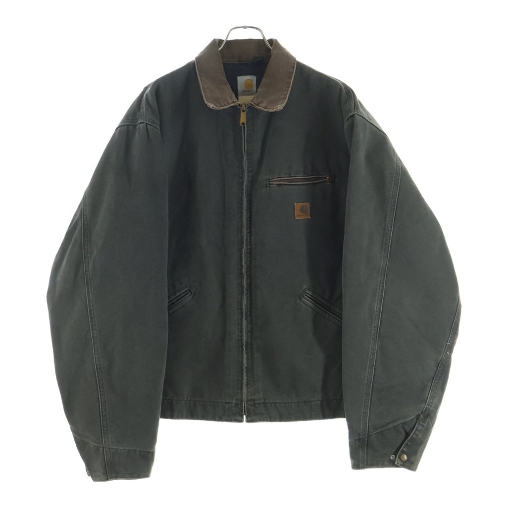 CARHARTT(カーハート) 90S Detroit Jacket デトロイト 裏地ブランケット ジップアップ ジャケット カーキ J97M0S