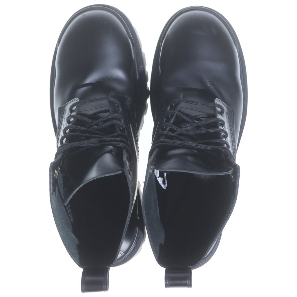 BALENCIAGA(バレンシアガ) Strike Lace-Up Boot ストライクレースアップブーツ パテントレザーラウンドトゥブーツ 589338 ブラック