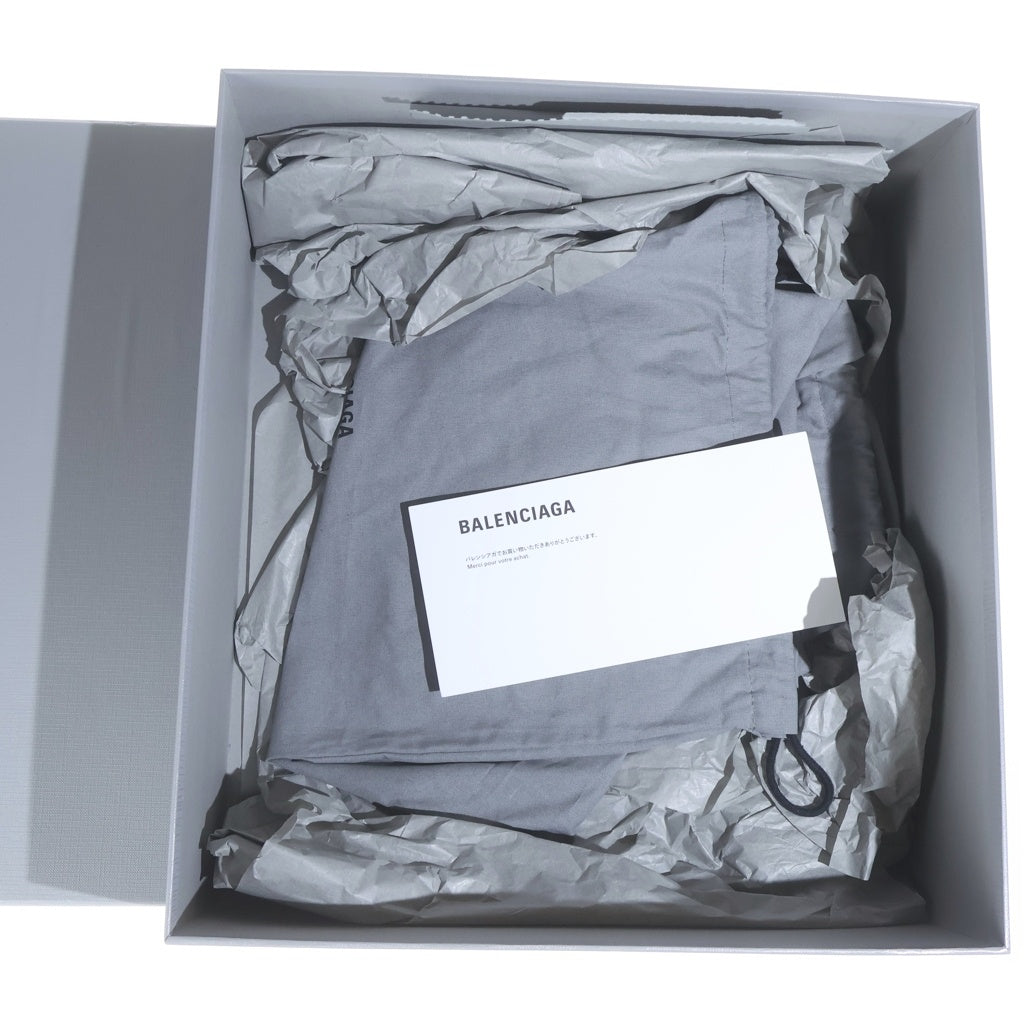 BALENCIAGA(バレンシアガ) Strike Lace-Up Boot ストライクレースアップブーツ パテントレザーラウンドトゥブーツ 589338 ブラック