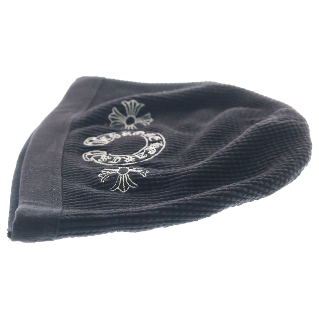 CHROME HEARTS(クロムハーツ) HORSESHOE THERMAL BEANIE ホースシューサーマルビーニー CHプラス刺繍ビーニー 帽子 ブラック