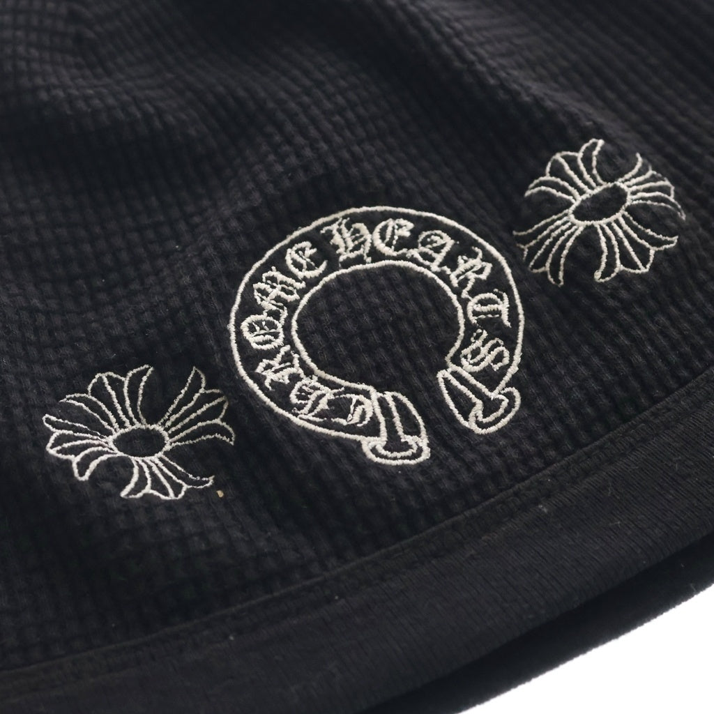 CHROME HEARTS(クロムハーツ) HORSESHOE THERMAL BEANIE ホースシューサーマルビーニー CHプラス刺繍ビーニー 帽子 ブラック