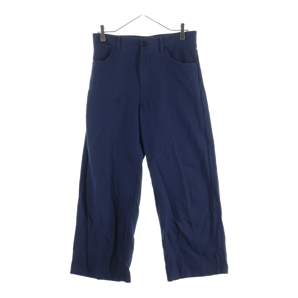 JIL SANDER(ジルサンダー) センタープレス ストレート スラックスパンツ JSPQ301005 WQ251500 ネイビー