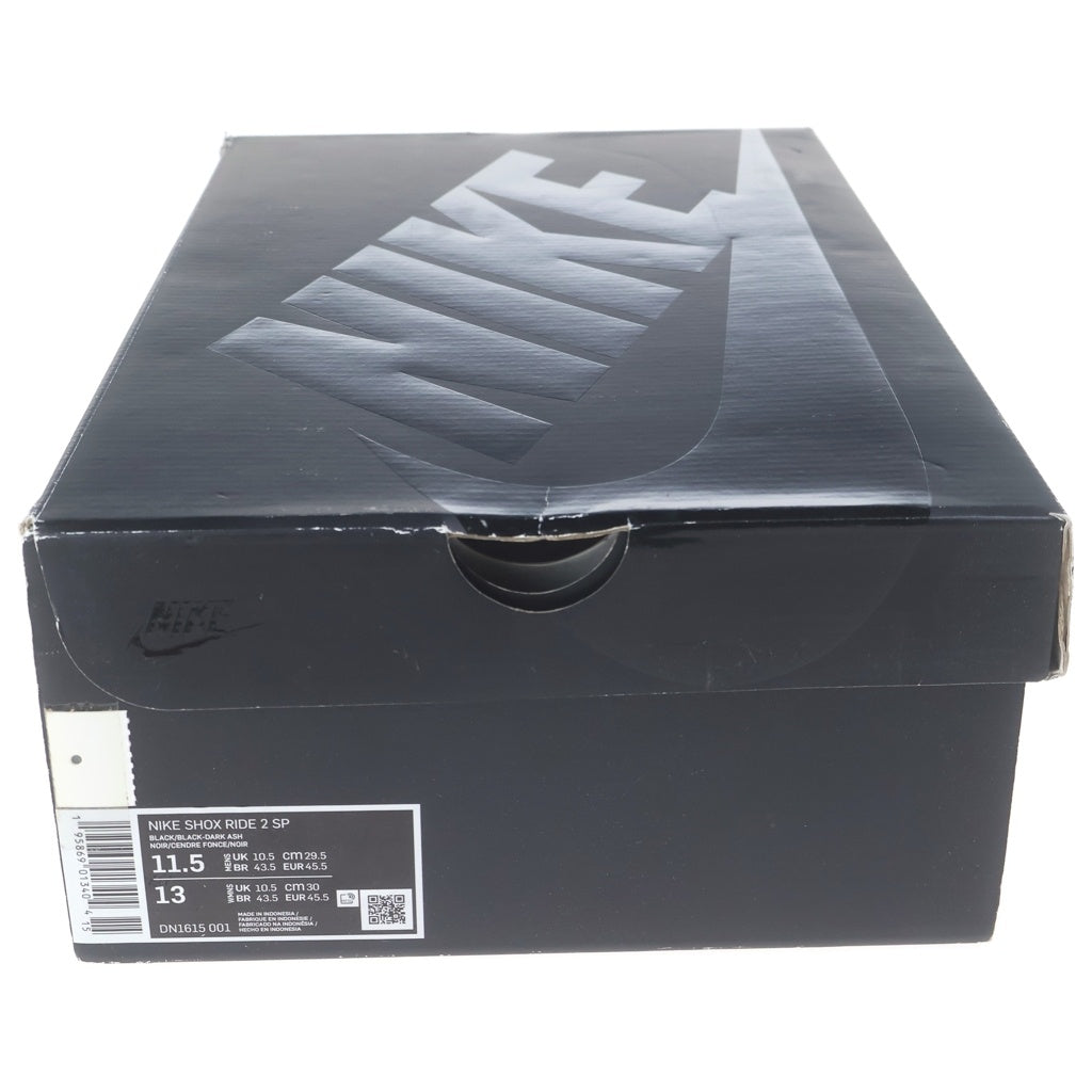 NIKE(ナイキ) 22SS ×SUPREME SHOX RIDE 2 SP シュプリーム ショックス ローカットスニーカー ブラック US11.5/29.5cm DN1615-001