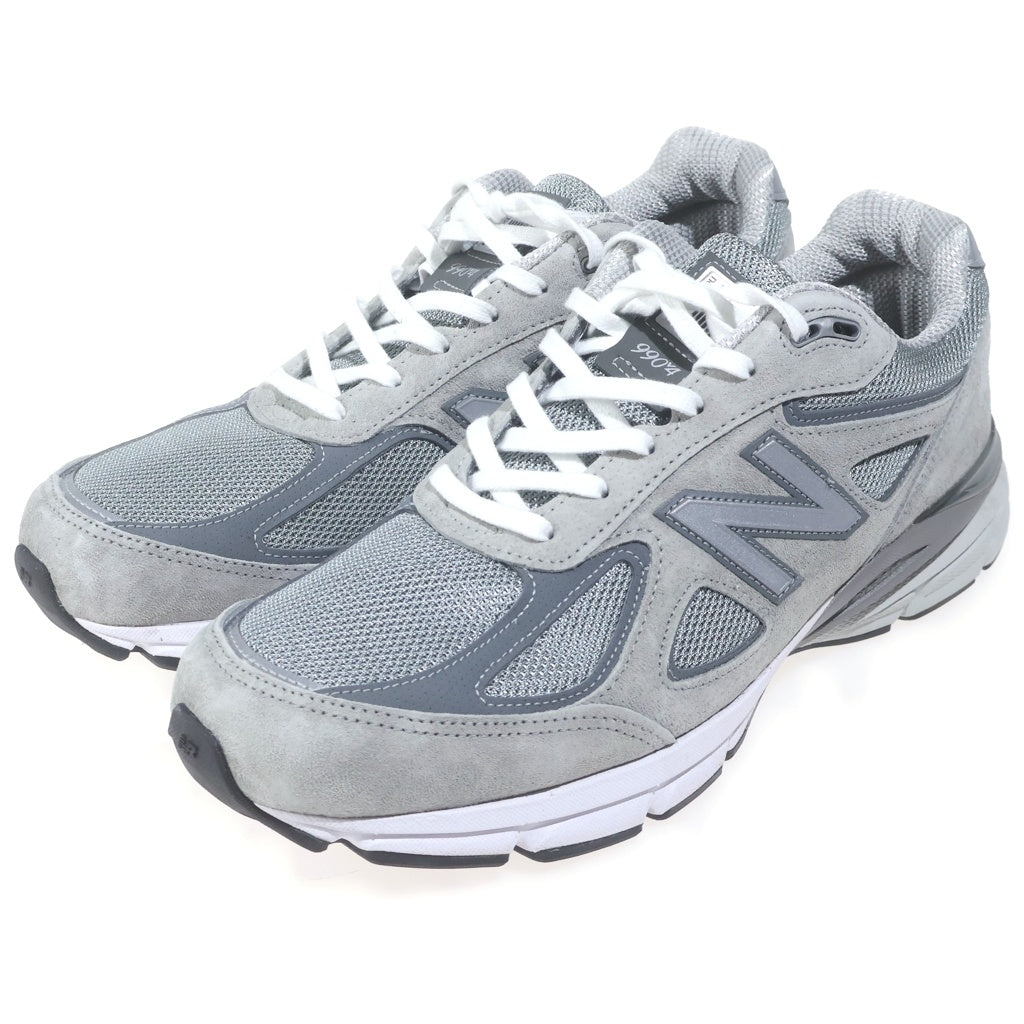 New Balance(ニューバランス) 990V4 Grey Silver ローカットスニーカー シューズ U990GR4 シルバー