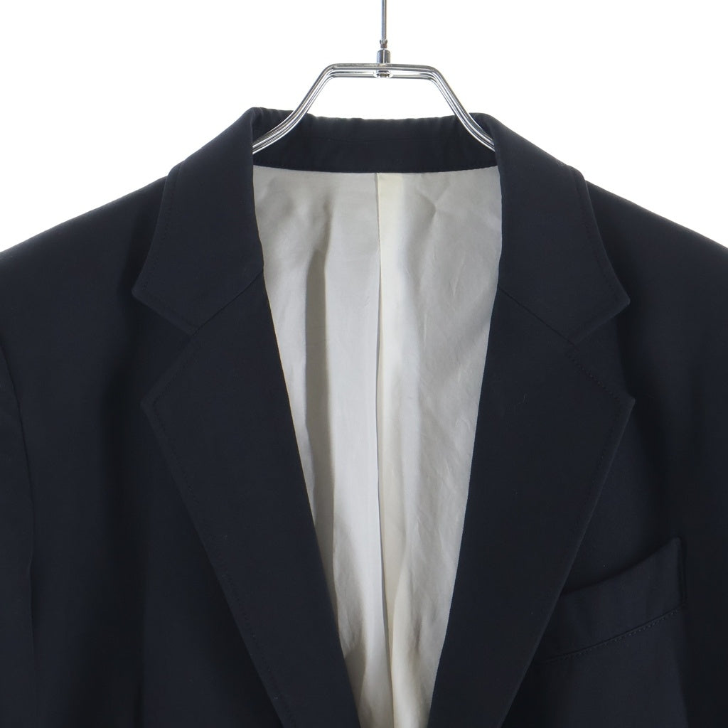 sulvam(サルバム) CLASSIC SHORT JACKET ダメージ加工 カットアウト テーラードジャケット ブラック SQ-J50-100