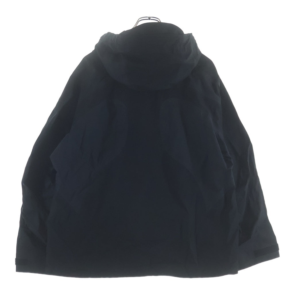 White Mountaineering(ホワイトマウンテニアリング) BLACK LAYER KNOWLEDGE GORE-TEX ゴアテックス ジップアップ マウンテンパーカー ジャケット ブラック BK2671201