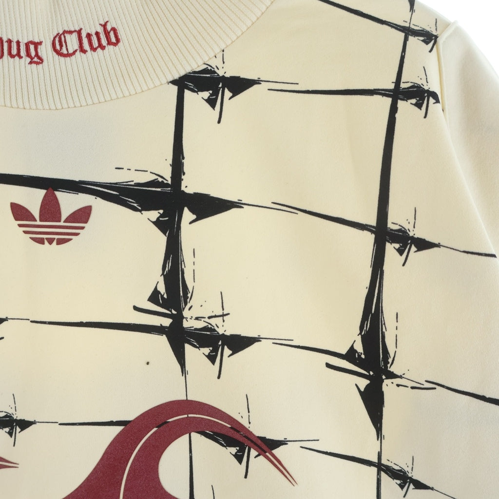 THUG CLUB(サグクラブ) ×adidas GOALIE T-SHIRT LONG SLEEVE アディダス ゴーリー 長袖Tシャツ カットソー ホワイト KF6914 A2B001