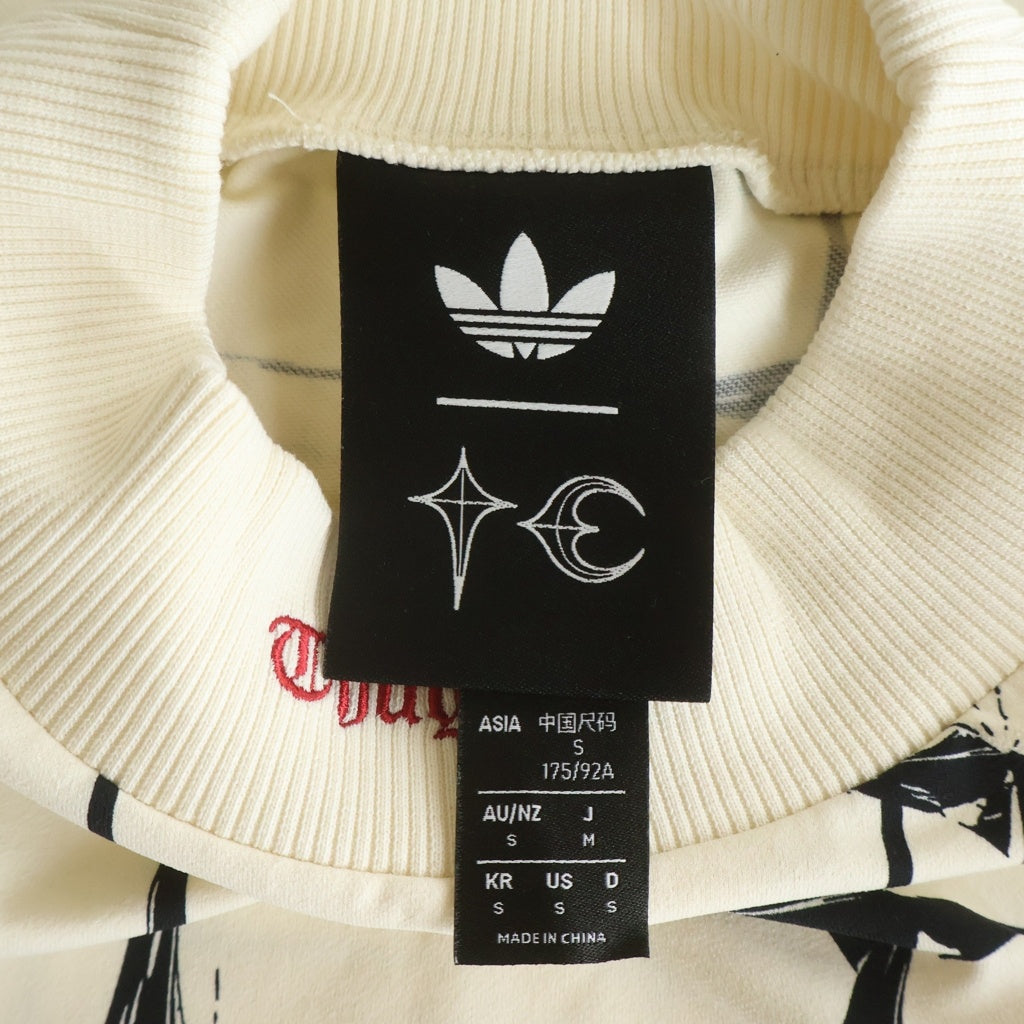 THUG CLUB(サグクラブ) ×adidas GOALIE T-SHIRT LONG SLEEVE アディダス ゴーリー 長袖Tシャツ カットソー ホワイト KF6914 A2B001