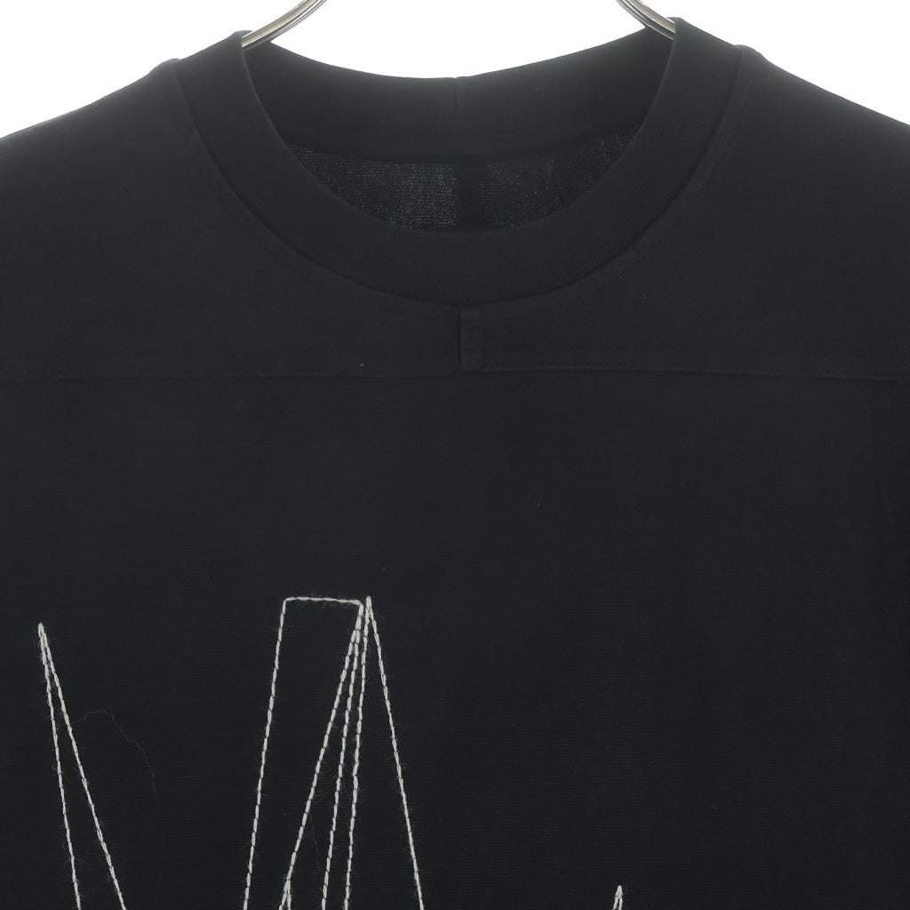Rick Owens(リックオウエンス) 26SS ×MONCLER JUMBO モンクレール ジャンボ 半袖Tシャツ カットソー ブラック L109N8C00004