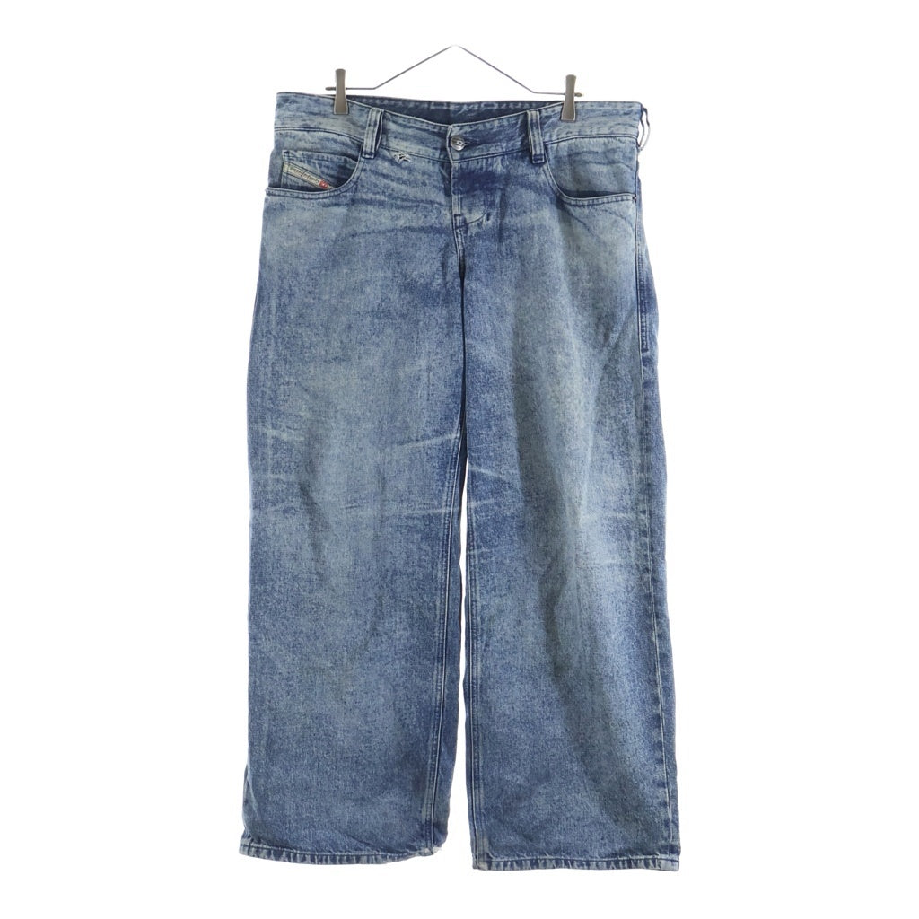 DIESEL(ディーゼル) D-ENI-M-FSH3 ハイウエストリラックスフィット デニム パンツ インディゴ A21647