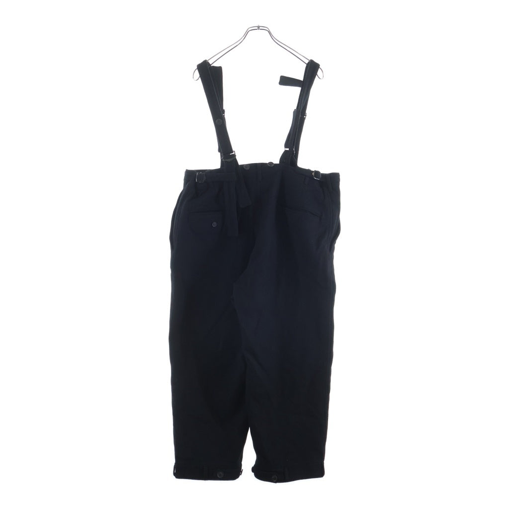 Yohji Yamamoto POUR HOMME(ヨウジヤマモト プールオム) 21AW Suspender Pants ウールフラノ サスペンダーパンツ HX-P62-122 HX-P62-122