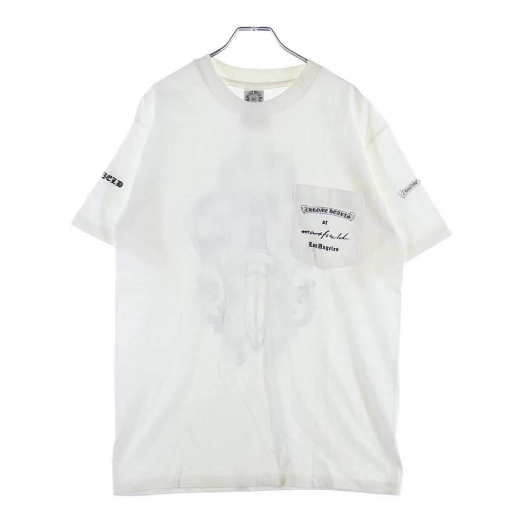 CHROME HEARTS(クロムハーツ) OLD MAXFIELD VINE DAGGER S/S TEE オールド マックスフィールド ヴァインダガー半袖Tシャツ ホワイト -